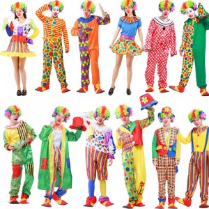 Halloween Clown Kostüm für Erwachsene für Cosplay -Kostümparty -Party -Bar Dekoration Weihnachtsfeier Clown Anzug für 2022