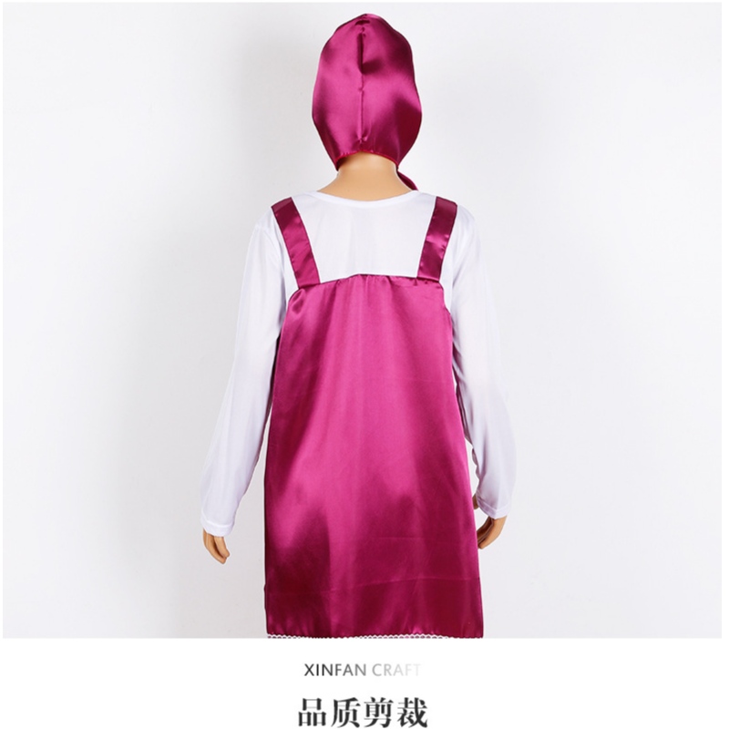 Heißer Verkauf süße zwei Stücke Little Red Riding Hood Kleid Halloween Kostüme für Mädchen