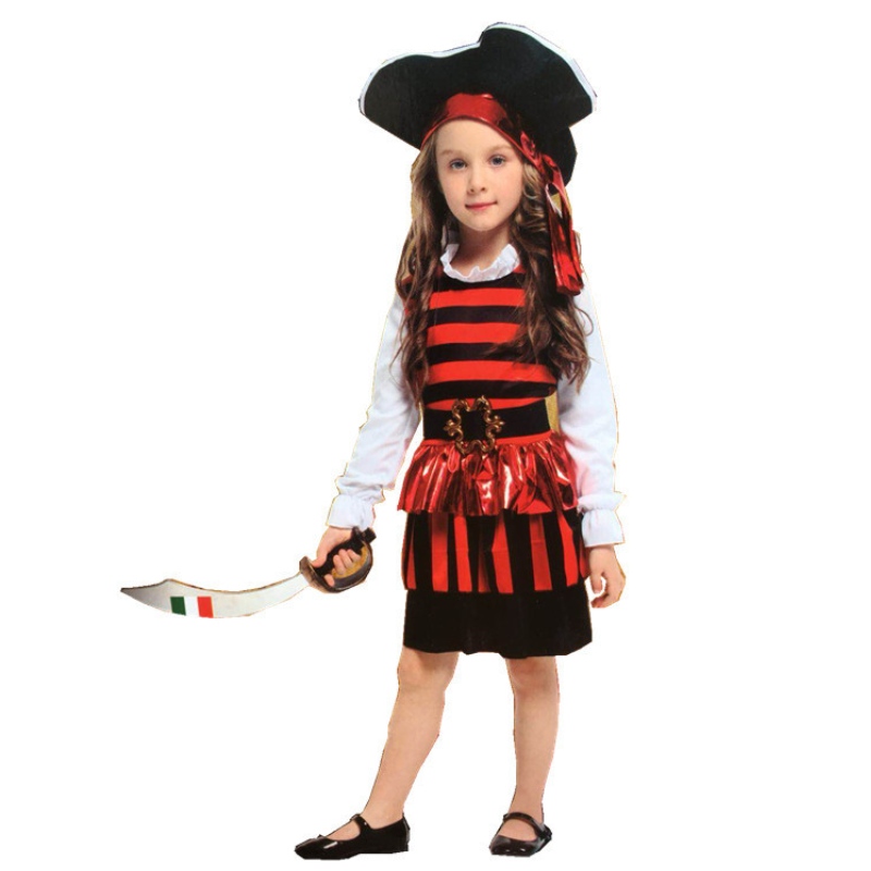 Amazon Hot Sale Cosplay Kostüm Halloween Pirate Party Kleidung für Kinder