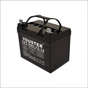 Fabrik Direktverkäufe AGM 12v33AH Langlebige Deep Cycle Blei -Säure -Batterie des Sonnensystems