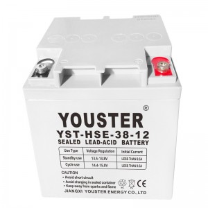 China Hersteller wiederaufladbare Blei -Säure VRLA 12V 38AH Solar Power System Bleibatterie