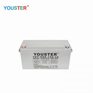 Youster Agm Deep Cycle Gel Blei Säure Wechselrichter 12V200AH Speichergel Solarenergie für den Heimgebrauch