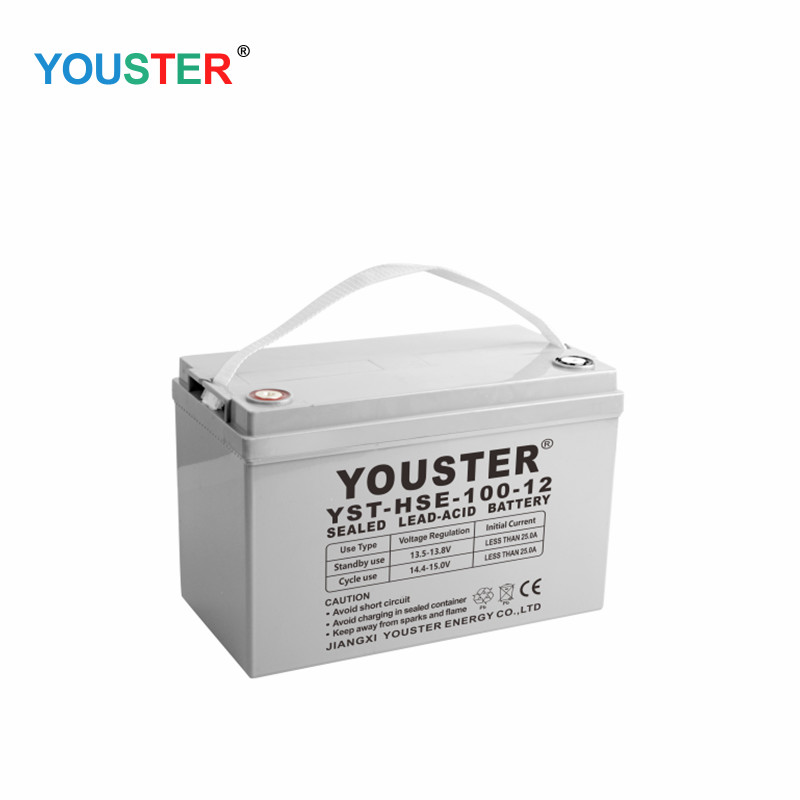 Youster Agm Deep Cycle Gel Blei Säure Wechselrichter 12V200AH Speichergel Solarenergie für den Heimgebrauch