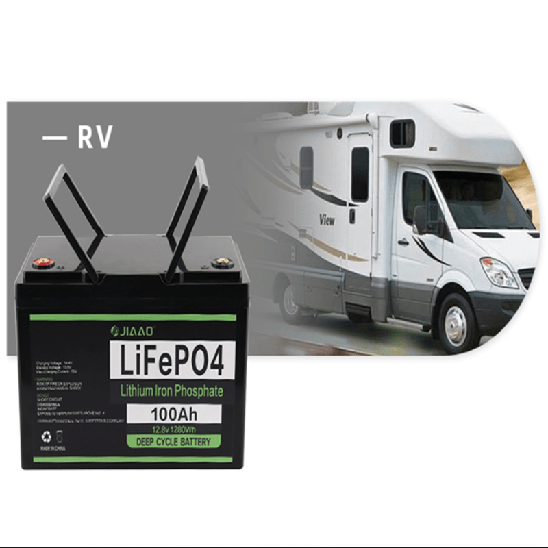 LiFePO4 bateria 12V 100Ah Lithium Eisen Batterie Pack Leichtes Gewicht 12 v 100 ah LiFePO4 Batterie langes Zyklusleben für RV Camper