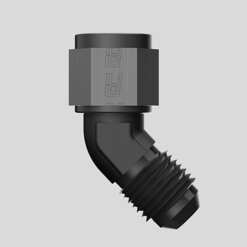 60 Grad Weiblich zu 3/8 NPT männlichen Schwenkadapter Fitting Aluminium