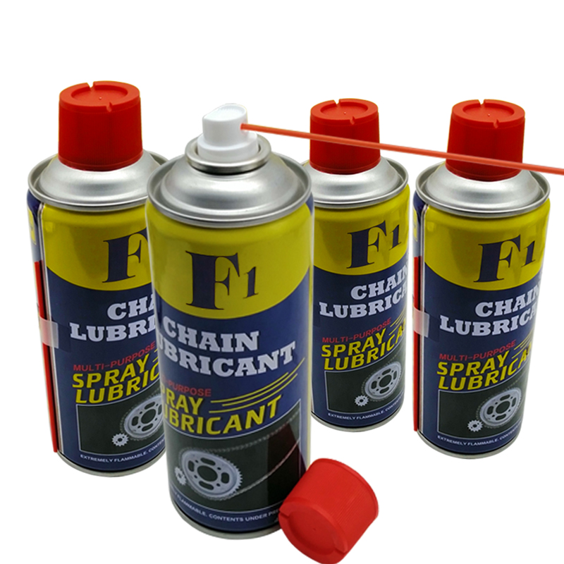 Hersteller F1 Kettenschmiermittel Spray Eindringendes Öl Anti-Rost Schmiermittel Spray