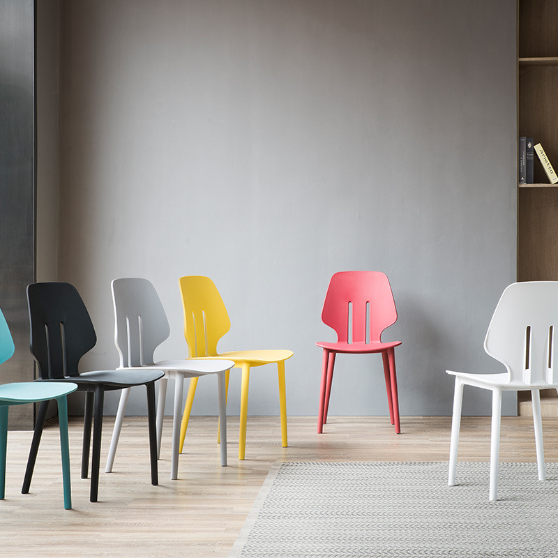 2022 Heißer Verkauf Heimmöbel Italienischer moderner Design Esszimmerstuhl hoher Qualität voller Plastikstuhl