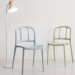 Moderne Outdoor Café Stühle Restaurant Esszimmer Stuhl Hohe Qualität stapelbare Lounge Kunststoff Stuhl