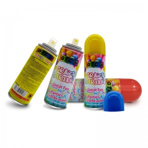 Billiges Großhandel Hochzeitskonfetti Schneespray Farbband