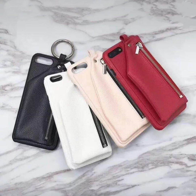 Apple iPhone 8 Mobiltelefone Schutzhülle, manuelles Lederschutzgehäuse, kleine Brieftaschenspeicher -Mobiltelefonbeutel, Herbstresistent und vibrationsbeständig