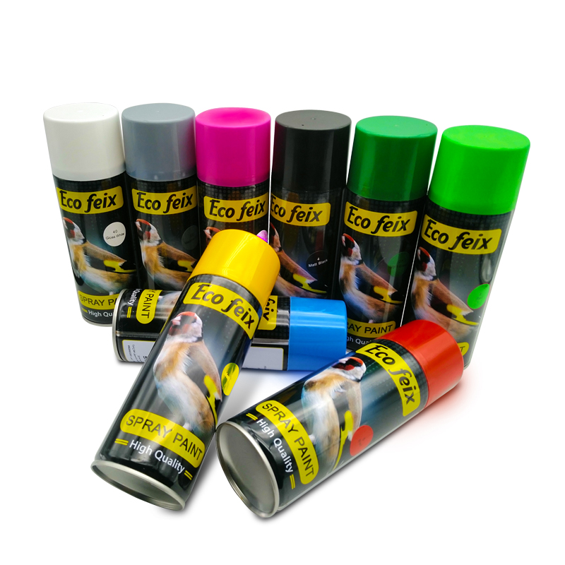 Hohe Qualität billig Farbe Acryl Aerosol Farbe Probe Auto Graffiti Sprühfarbe