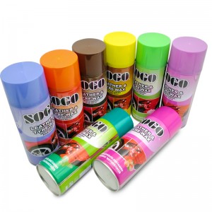 Gute Qualität Silikon Leder Reifen Wachs Auto Pflege Aerosol Spray Wachs Cockpit Helles Spray