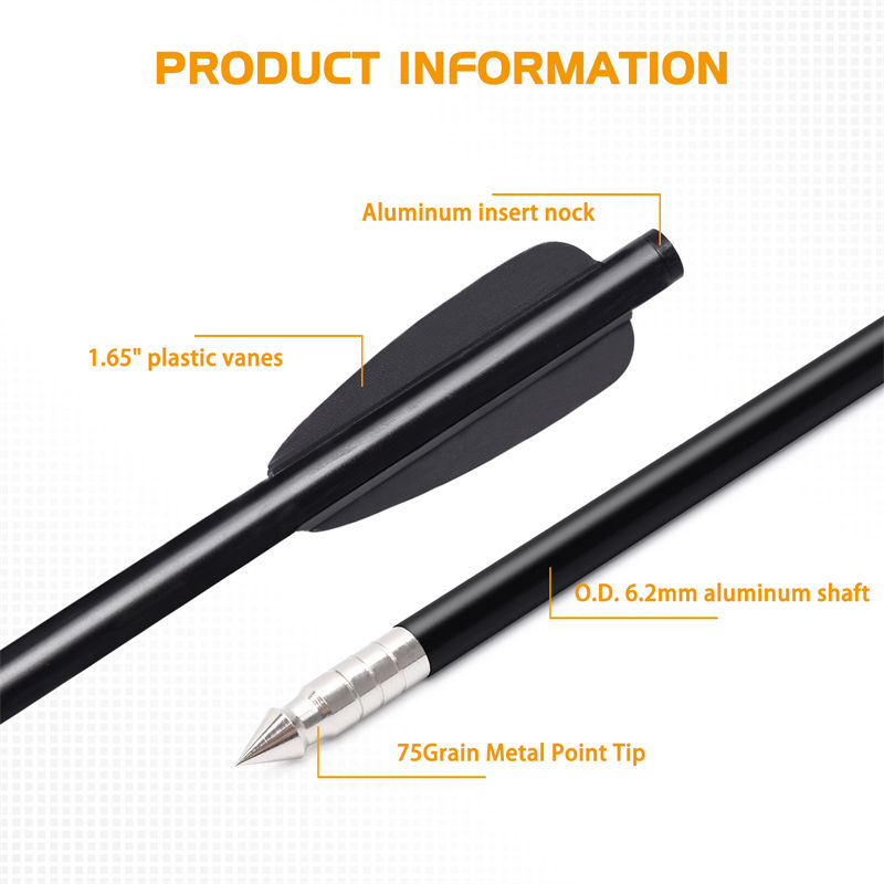 Neue Aluminiumpfeilschrauben