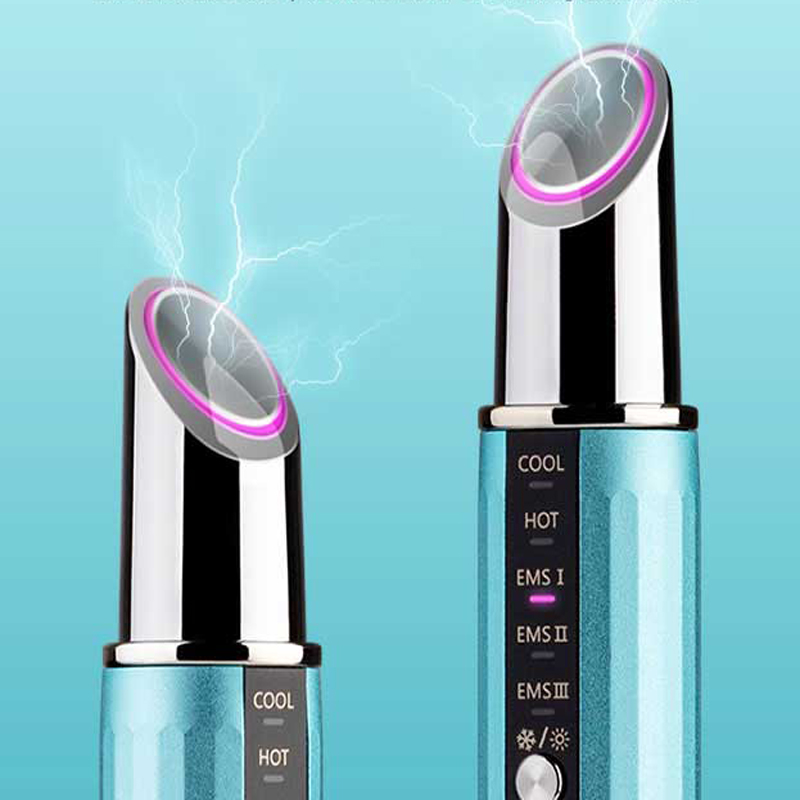 RF Beauty Eye Massager Stick EMS Beauty Ey Instrument Radiofrequenz Hot&Cool Compress Instrument zum Reduzieren feine Linien, Anti-Drinks, Verblassen dunkler Kreis, Verblassen von Augenbeuteln