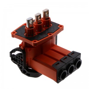 Neue Energiefahrzeuge Hochstromanschluss 200A 3 Pin Ellbogen -Stecker Griffstecker