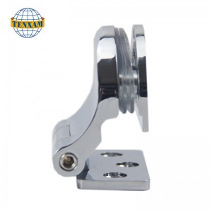 Halb runde Scharnier gegen die Wand