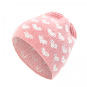 Reflektierendes Garn Jacquard Strickhut