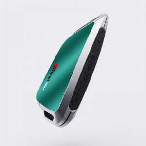 Smart LCD -Autoschlüssel, aktualisiertes Schlüsselloser Eintritt, Green Car Key Auto Lock&entsperren Remote -Auto -Starter, Key FOB -Ersatz -Anti -Theft -Zubehör, Fahrzeuglogo -Display