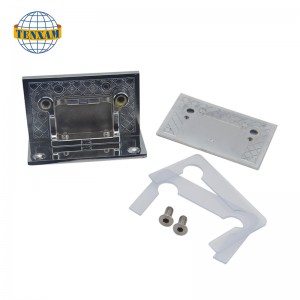 Doppelseitiger Quadratglasclip