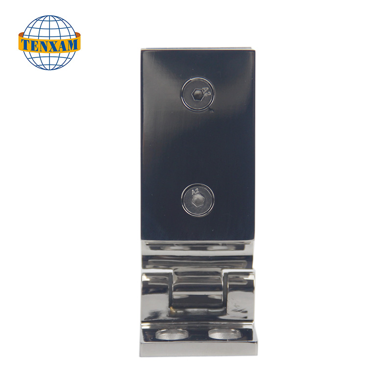 Einkante 90 -Grad -Glasklemme