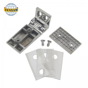 Einkante 90 -Grad -Glasklemme