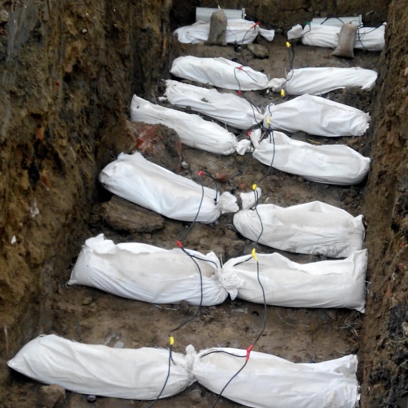 Installationsmethode des kathodischen Schutzes von Opferanoden