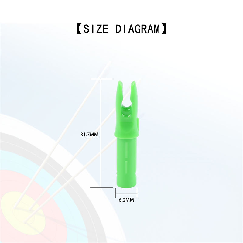 Elongarrow Bogenschießen Pfeil Nock für Carbon Pfeil Aluminium Pfeil Argenschützenzubehör Nock