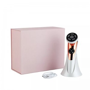 EMS Hot Cold Photon Beauty Instrument Face Skin Whiten Lift Zieh Feat-Lift Beauty Beauty Tool USB Tragbares elektrisches Gesichtsmassagegeräte, Gesicht Einführung Reinigung Hautanstrengungen Falten Entfernung Heiße Gesicht Einführung...