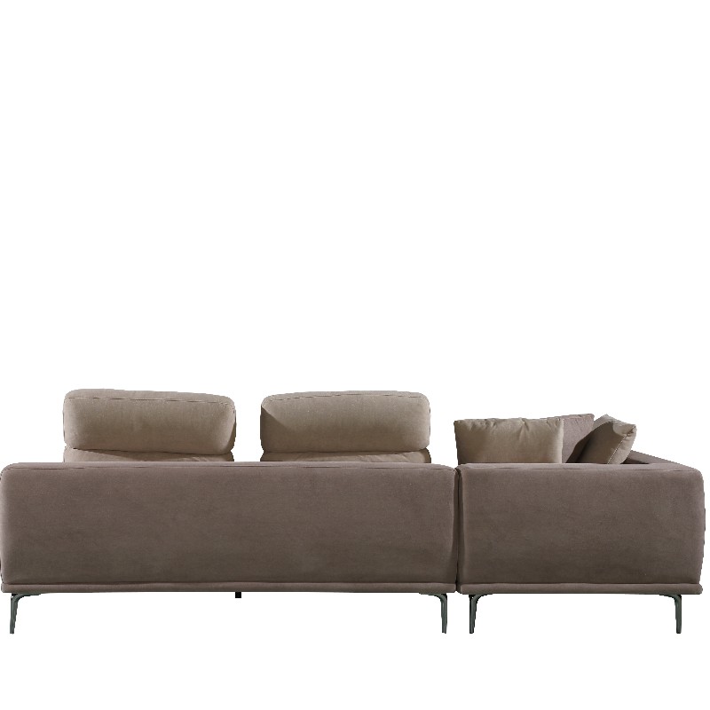 Stoff Chaise Abschnittsofa Ecke Sofa Wohnzimmersofa Bett