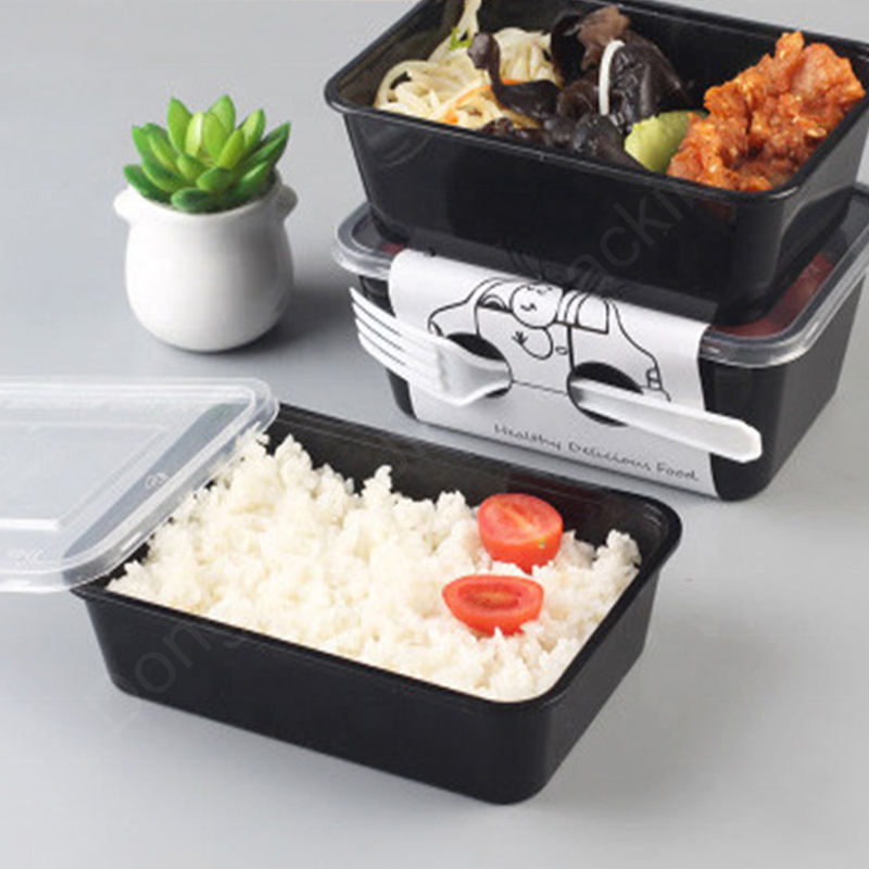 Lebensmittelboxen Lebensmittelbehälter schöne Einweg -Hartplastik PP Food Areator Container