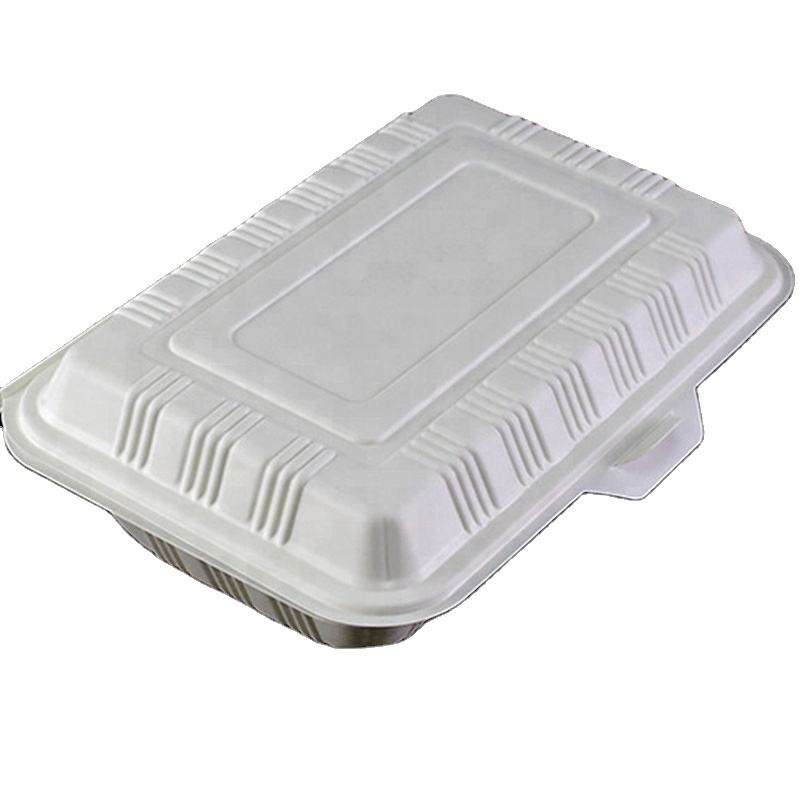 Großhandel Einweg -Plastik -Lunchbox Biologisch abbaubar Maisstärke Verpackungsbehälter
