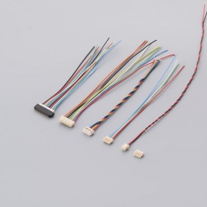 Original 02SR-3S 04SR-3S 06SR-3S 08SR-3S Männlicher Steckeranschluss mit Kupferkabeln 1.0 Pitch Terminal Kabelbaumdraht benutzerdefiniert