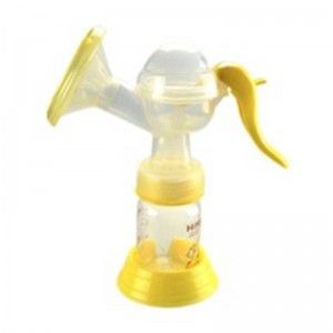 Tragbares Silikonhandbuch Baby Milchextraktor BPA BPA Freie Druckmuster Hygiene Handbuch Stillernung Pumpe