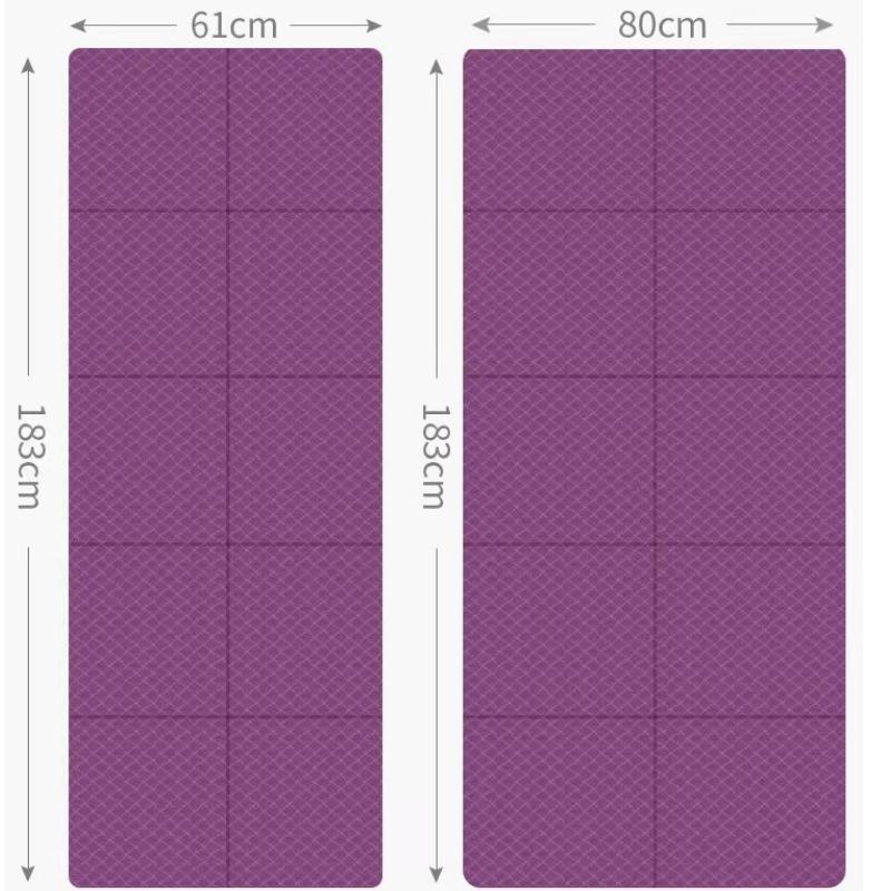 Großhandel faltbare Reise -Yogamatte 4mm/5mm Dicke leicht zu unterrichtsüblich, Büroruhe, Parkcamping