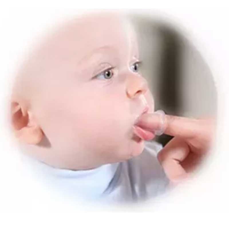 Weiche Borsten Silikon Kinder Baby Kind Zahnpflege Finger Zahnbürste