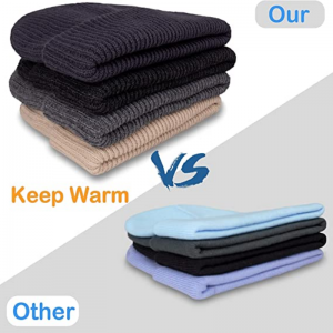 Mütze Hüte für Männer, schlampige Mütze für Männer gestrickte Kappen für Frauen&Teen für Frühling Sommer Herbst Winter