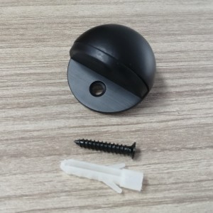 MD005 Edelstahl 304&Gummibodenmontage Hemisphäre Türstopper