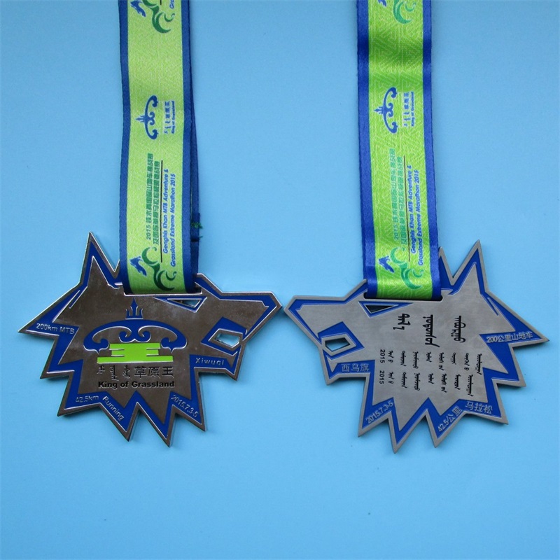 Sternform unregelmäßige spezielle Designmedaille Custom Medal Medaille