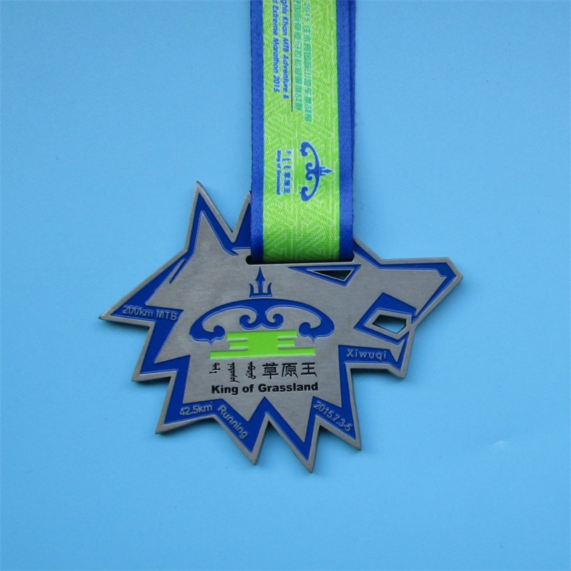 Sternform unregelmäßige spezielle Designmedaille Custom Medal Medaille