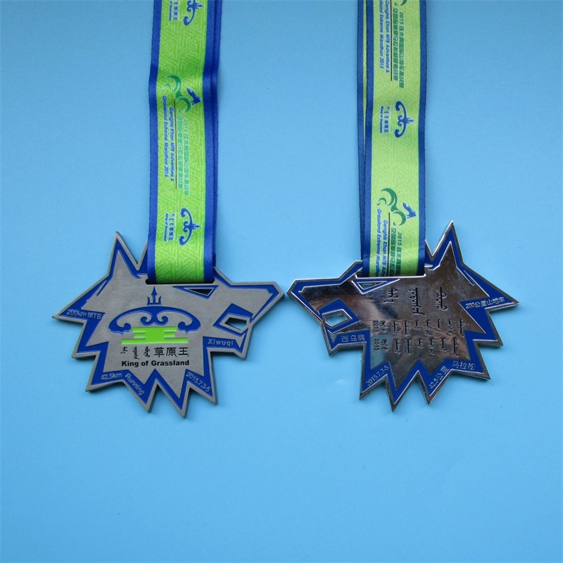 Sternform unregelmäßige spezielle Designmedaille Custom Medal Medaille