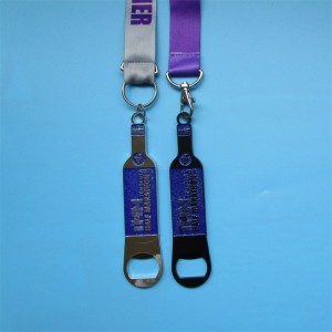 Metallmedaille mit Flaschenöffnungsmedaillen Sport laufen