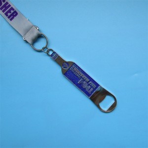 Metallmedaille mit Flaschenöffnungsmedaillen Sport laufen