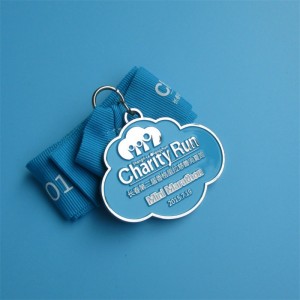 Benutzerdefinierte Medaillon Weiche Emaille Plattierte Metallsportmedaillen mit Bändern zum Verkauf