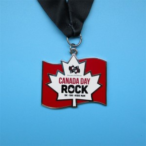 Emaillierte Medaillen Custom Metall Gold Silber Kupfermedaille Bunte Auszeichnungen