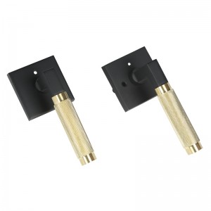 S7137 Moderne quadratische Türhebel für Innenpersonen, Hochleistungs -Türgriffe