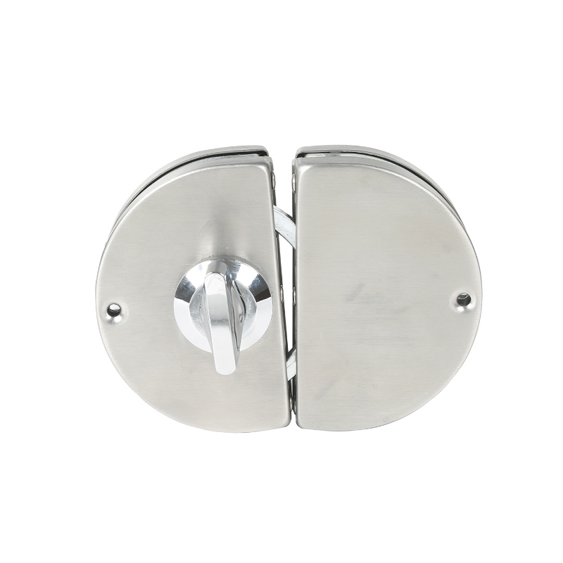 GDL001 201 Edelstahl Handelsablebiger Metallchrom-Gla-Tür-Anti-Diebstahl-Sicherheitsschloss, Doppelschwungscharnier, rahmenloser Schiebet für Schiebet für Schieber