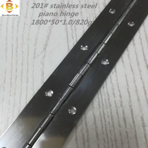 Standard -Größe langes Scharnier 201#72 ‘’*2 Edelstahl Klavierscharnierscharnier kontinuierlicher Reihenschrank Klavierscharnier