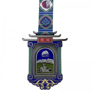 Einzigartiges Design Custom Logo 4D Sportmedaillon Metal Gedenkmedaillen