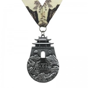 Perfektes Design Antique Messing Gold Silber 4d Metall Medaillen Event Medal Awards