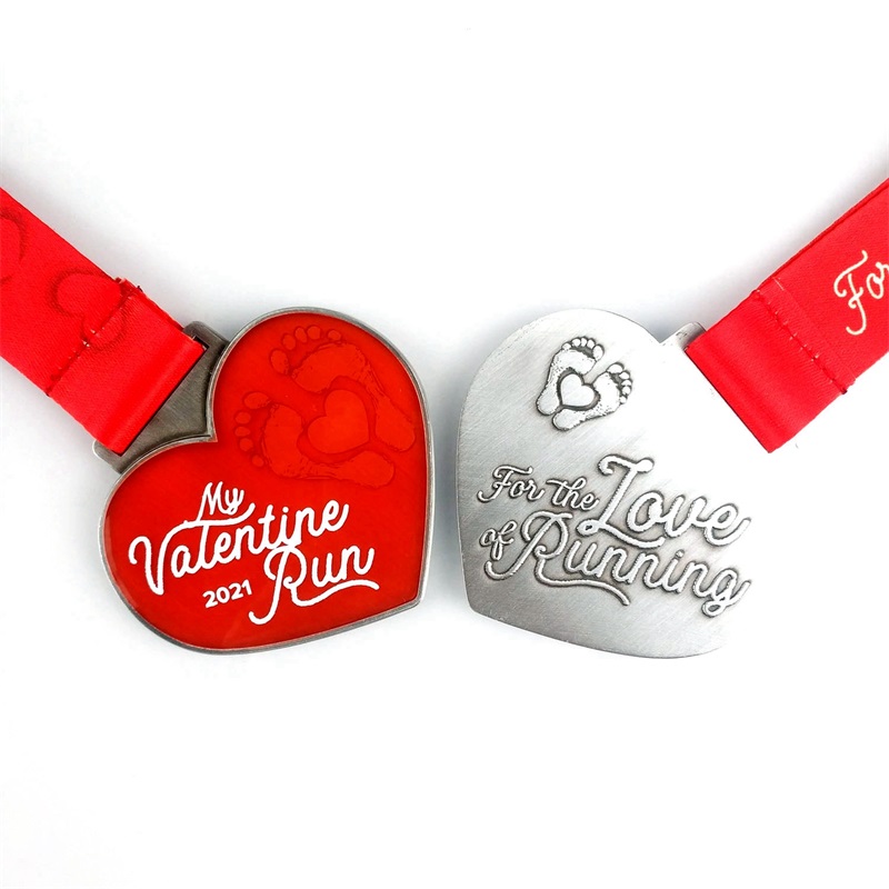 Marathon Laufmedaillen Urlaubsmedaillen Geschenk für Valentinstag Liebe